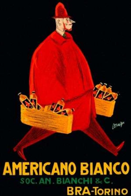 Americano Bianco Poster Print by Vintage Booze Labels - Item # VARPDX376186