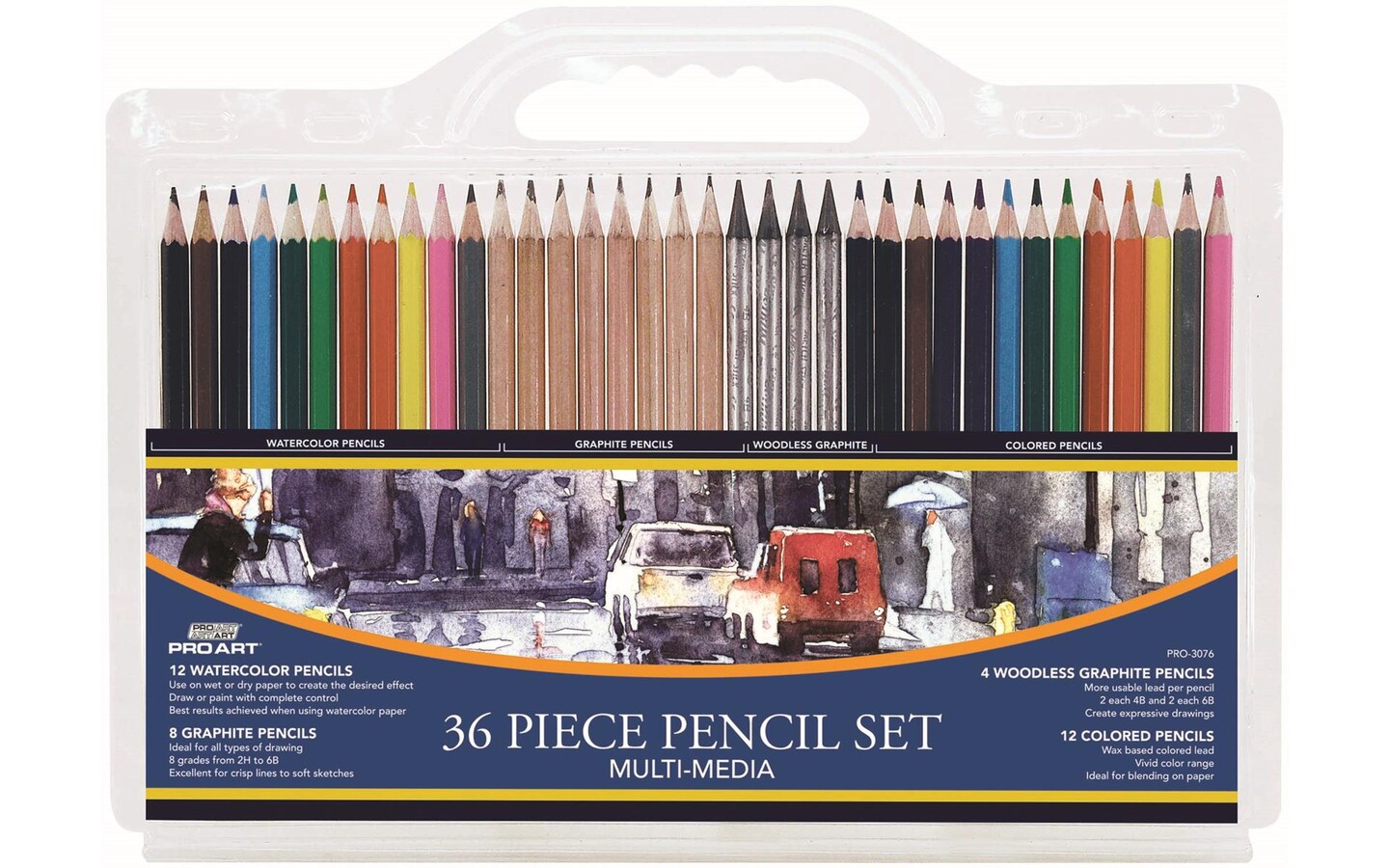 Sketching Pencils Complete Professional Graphite Pencil Set for