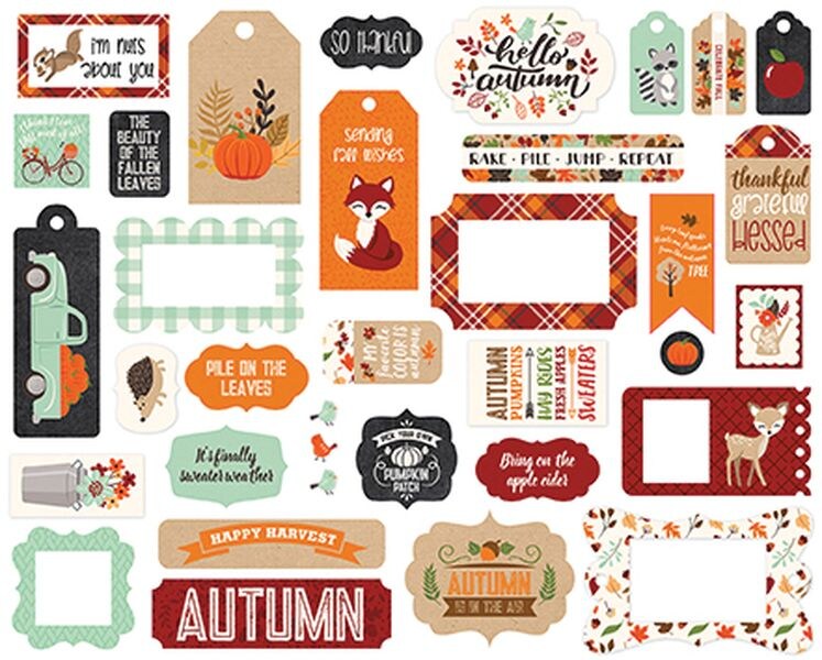 Echo Park My Favorite Fall Frames &#x26; Tags