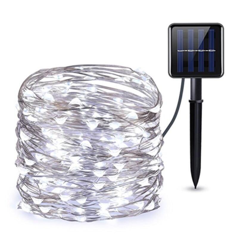 Kitcheniva Outdoor Waterproof Solar String LED Lights Christmas Decor 100 LED