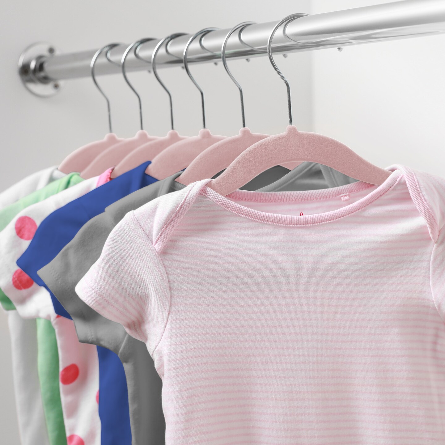 Casafield 50 Velvet Baby Hangers - 11" Size for Infant & Toddler Clothes