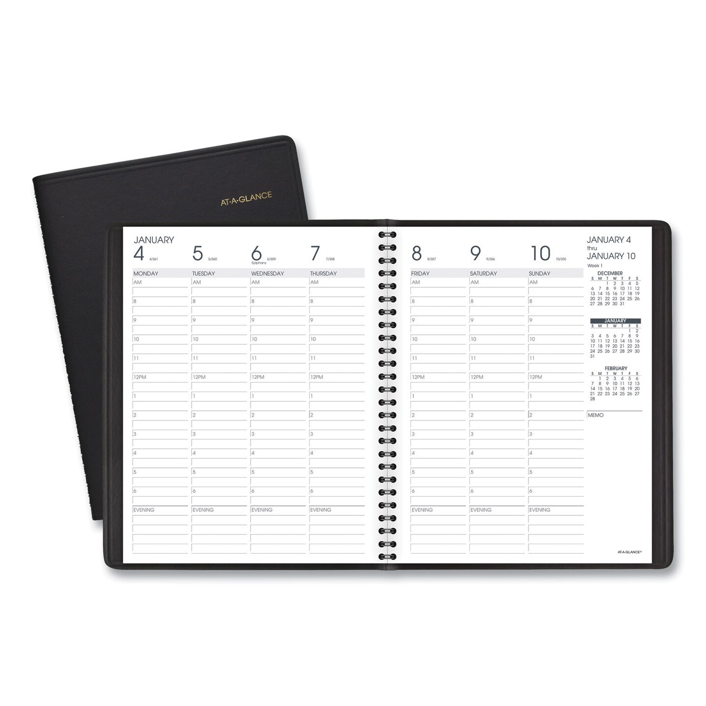 AtAGlance Weekly VerticalColumn Appointment Book Ruled for Hourly