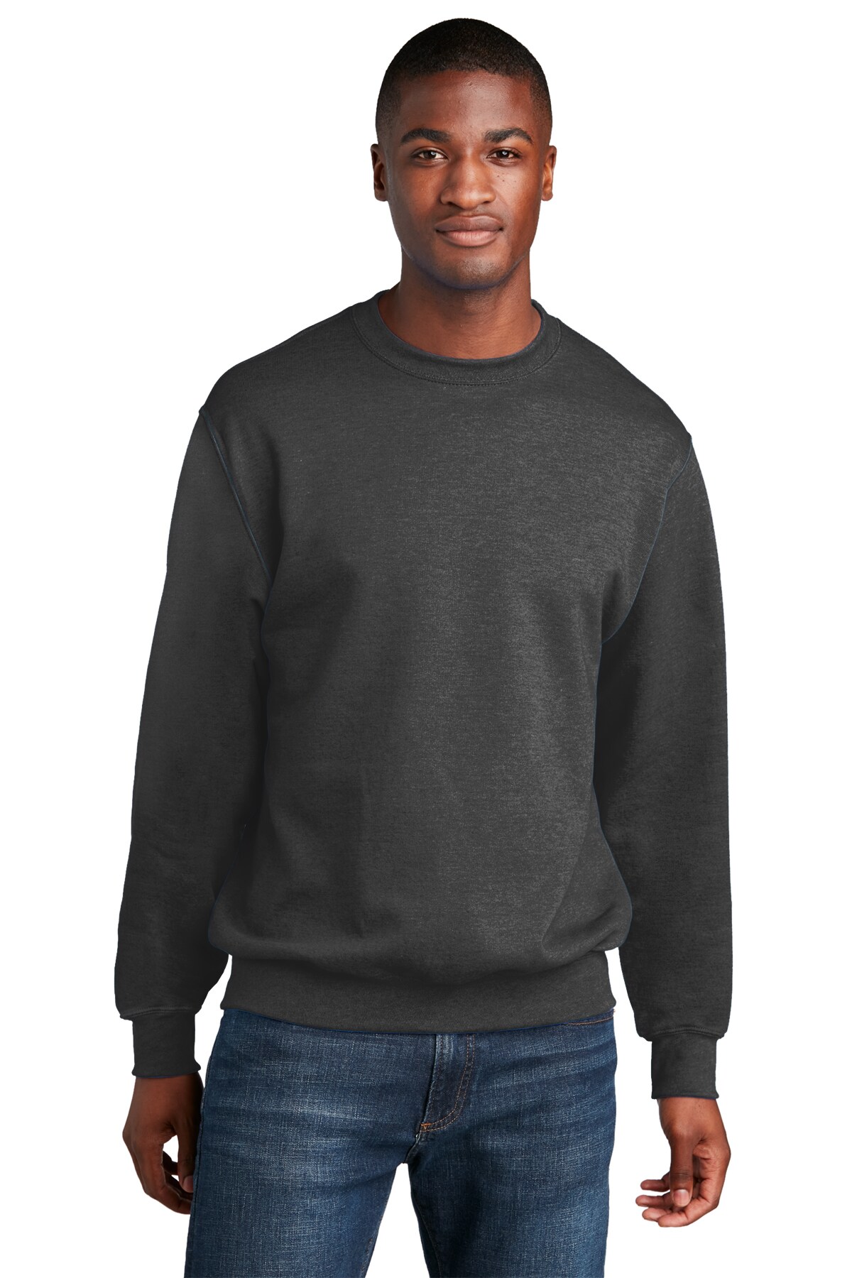 Port & Company® Core Fleece Long Sleeve Crewneck Sweatshirts | Michaels