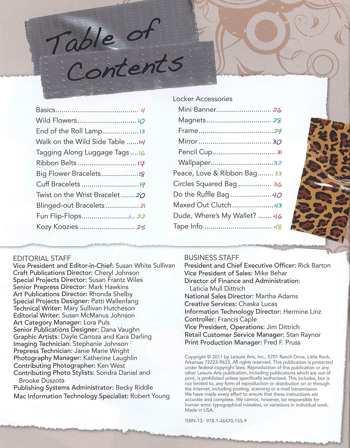 Leisure Arts Just Duct Tape It Crafting Book