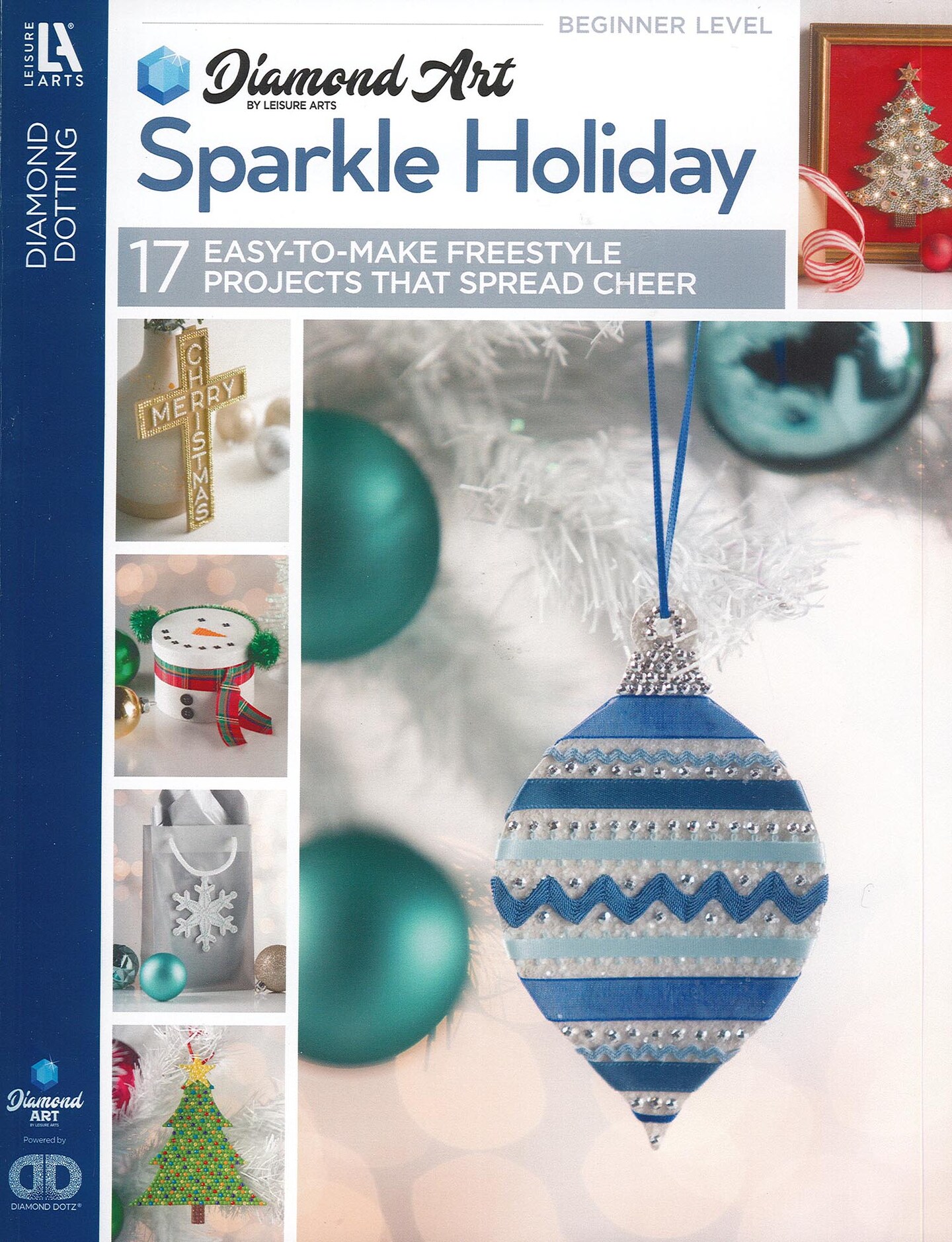 DIAMOND ART BY LEISURE ARTS Sparkle Holiday Book Diamond Dotting Book