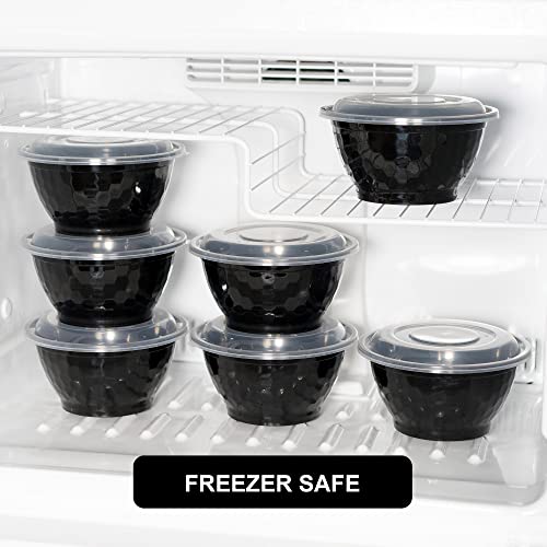 Freshware Meal Prep Containers with Lids [40 Pack] Food Storage Containers, Bowls for Salad, Rice, and Soup, Bento Box, BPA Free, Stackable