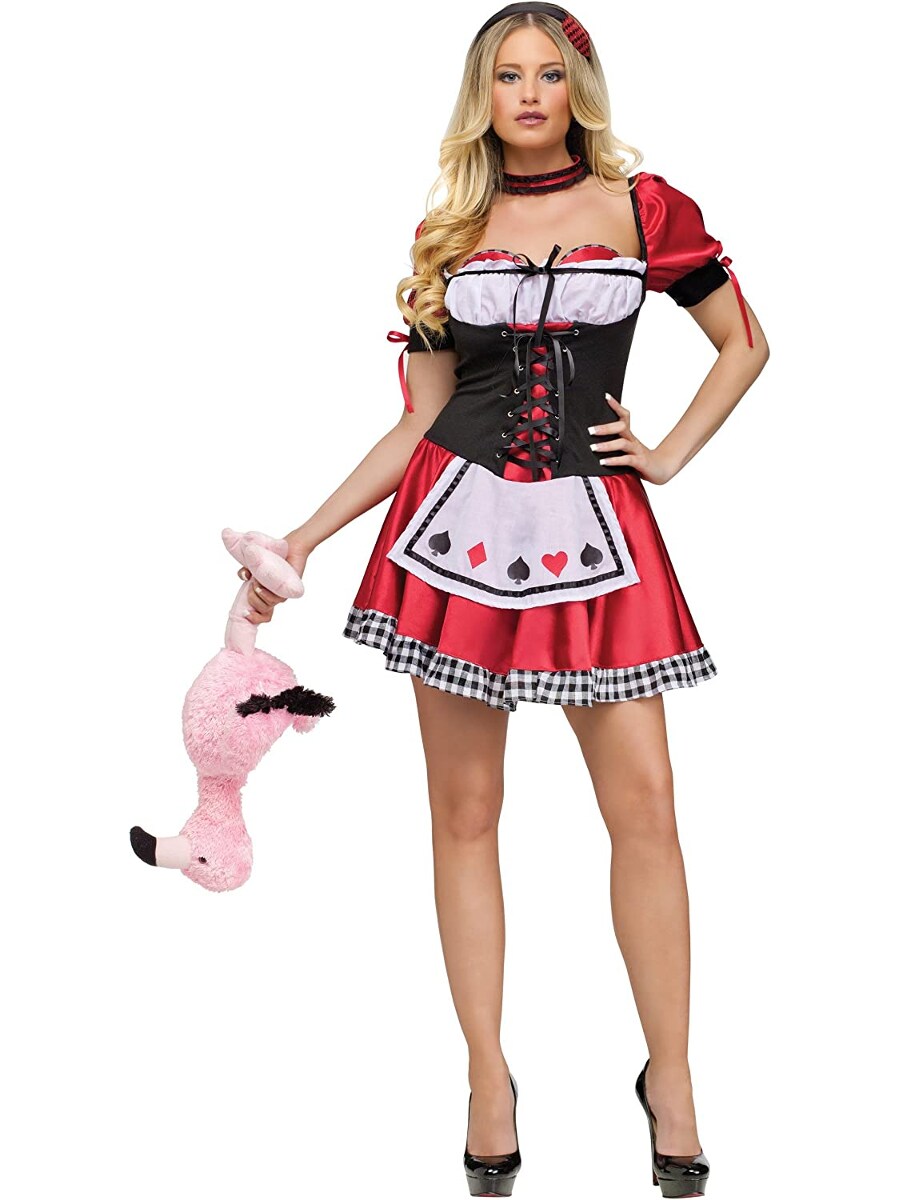 Sultry Wonderland Queen Of Hearts Women&#x27;s Costume