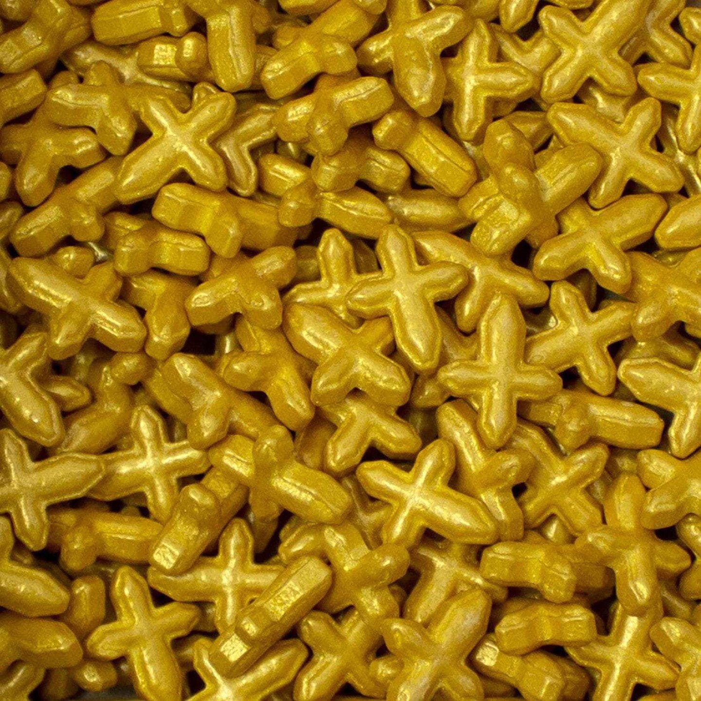 Cross Shaped Sprinkles - Gold