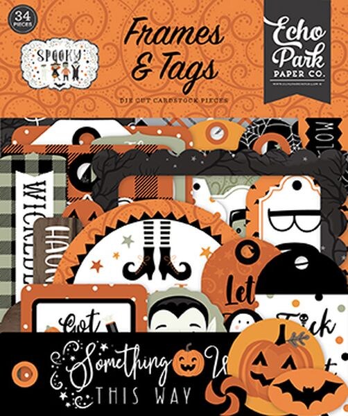 Echo Park Spooky- Frames &#x26; Tags