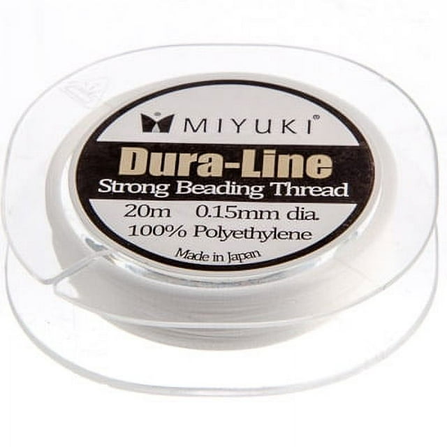 Miyuki Dura-Line 50m 0.12mm Strong Beading Thread Smoke / 20m by Cosplay Supplies