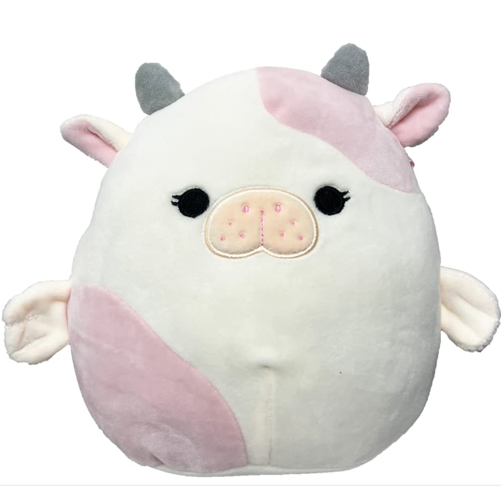  Squishmallows Original 14-Inch Reshma Light Pink Cow with  Purple Bandana - Large Ultrasoft Official Jazwares Plush : Toys & Games