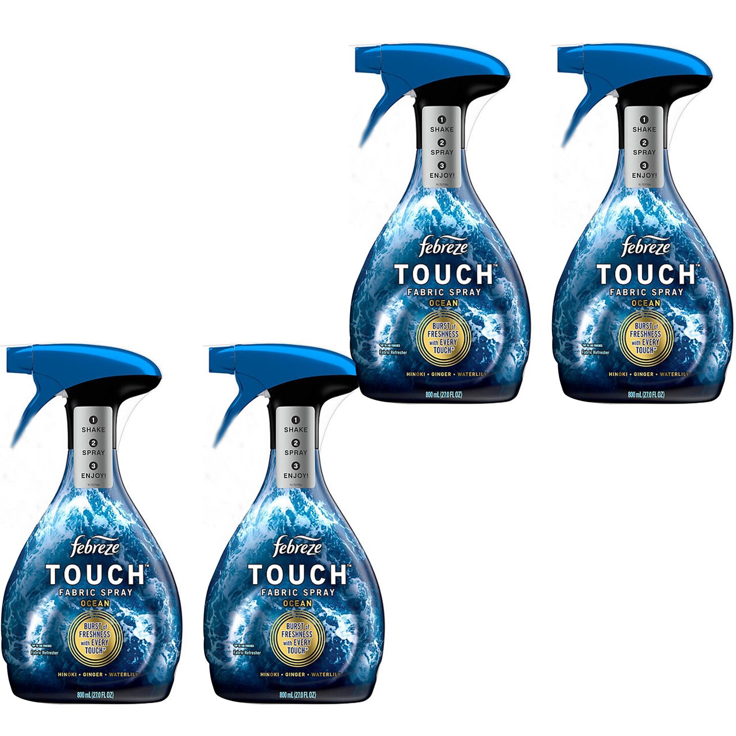 Febreze Fabric Spray, Unstopables Touch Fabric Refresher Spray, Odor