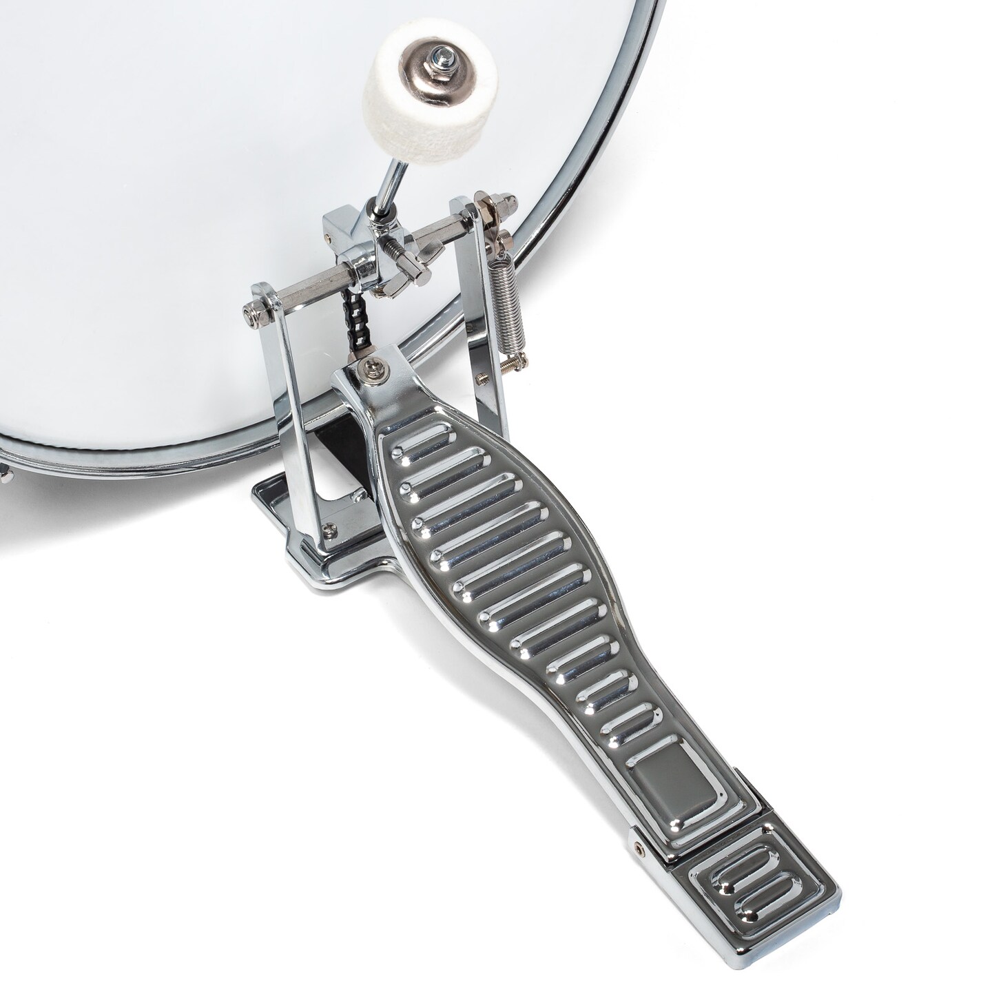 Ashthorpe 3-Piece Complete Kids Drum Set - Beginner Kit with 14" Bass, Adjustable Throne, Cymbal, Pedal & Drumsticks