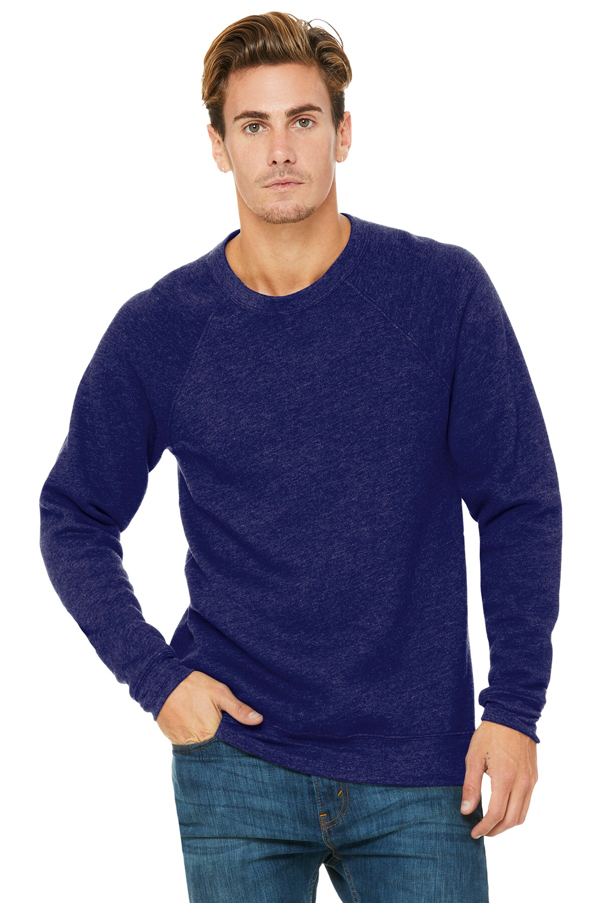 BELLA + CANVAS&#xAE; Sponge Fleece Raglan Sweatshirt Long Sleeve