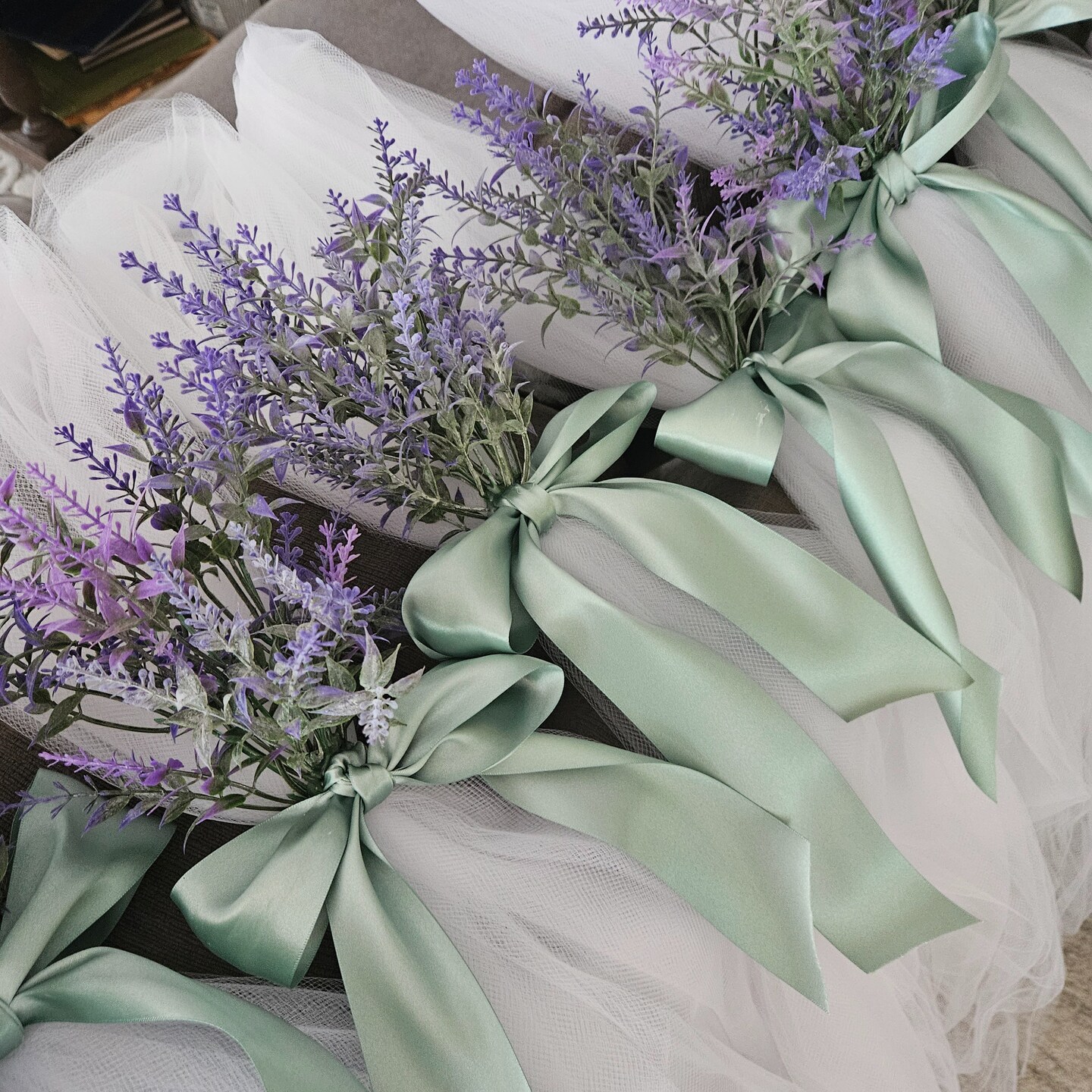 Wedding pew aisle hangers pink | MakerPlace by Michaels, image size:1440x1440