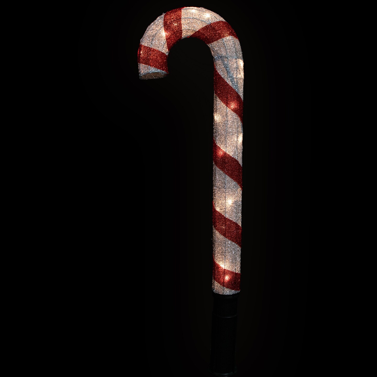 Northlight Lighted Striped Candy Cane  Outdoor Christmas Decoration - 31&#x22; - Clear Lights