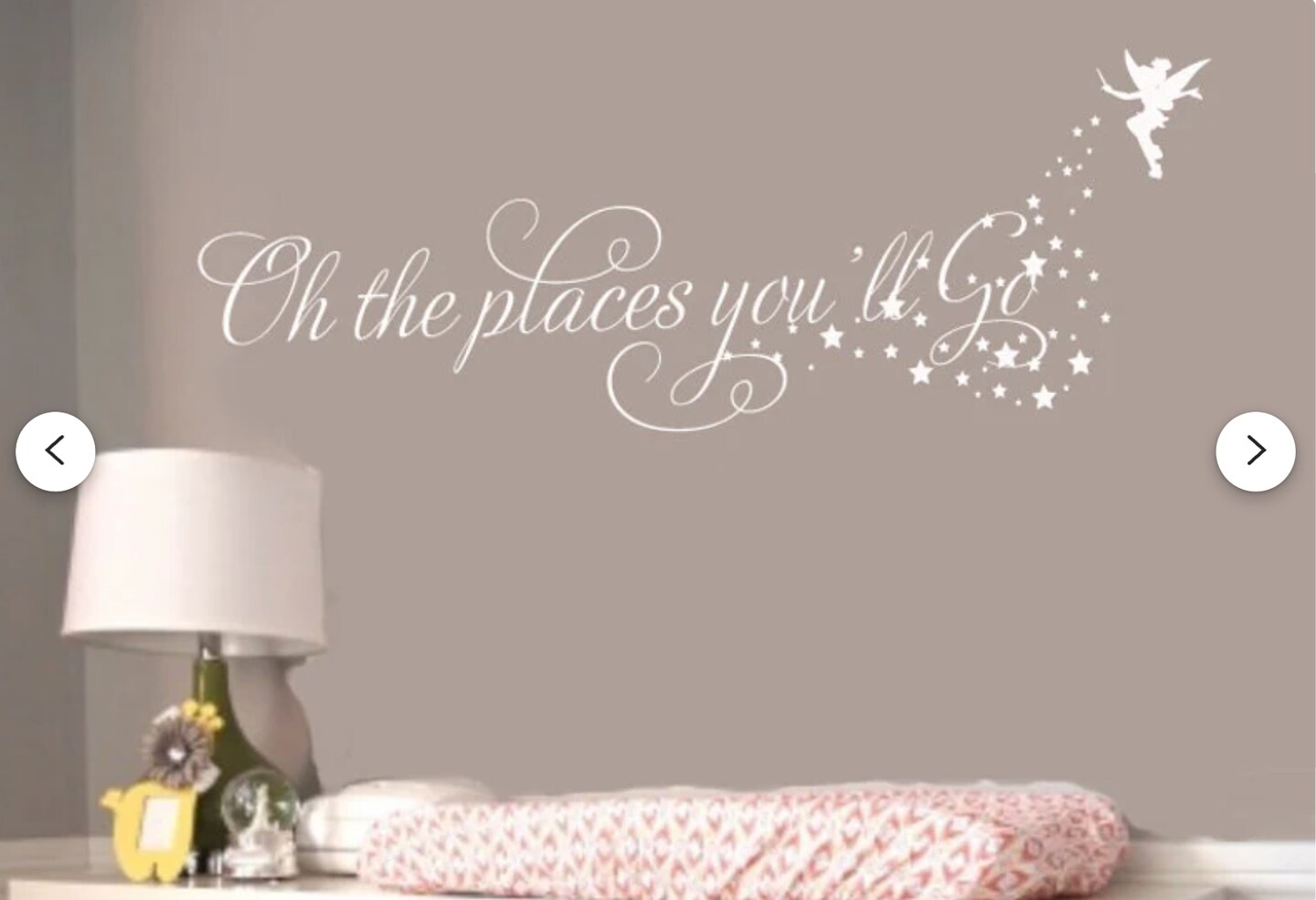 Fairy Wall Decal Wall Art Princess Decal Stars Decal Girls Wall