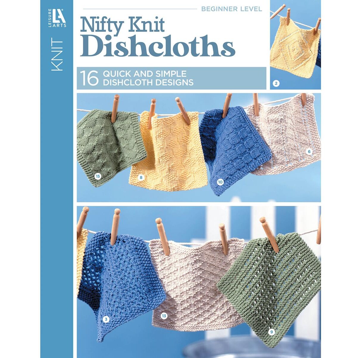 Leisure Arts Nifty Knit Dishcloths Knitting Book