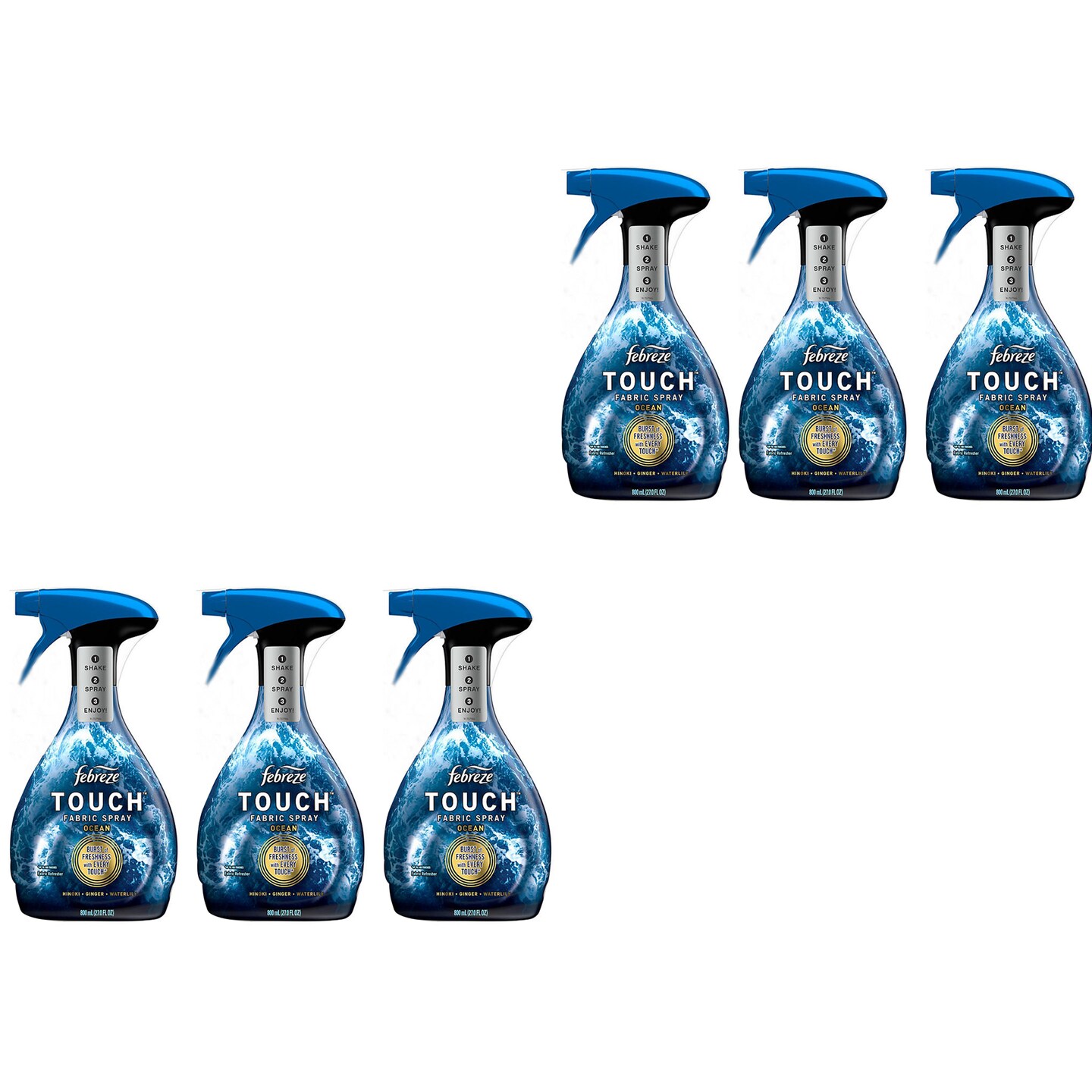 Febreze Fabric Spray, Unstopables Touch Fabric Refresher Spray