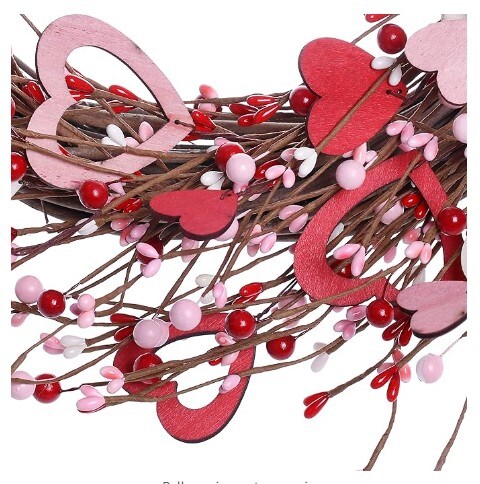 20-Inch Valentine&#x27;s Day Front Door Wreaths