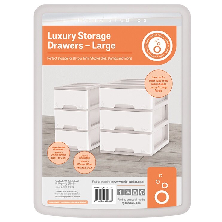 Tonic Studios Large Craft Drawer Organizer Luxury Storage, 9.75 x 13.32