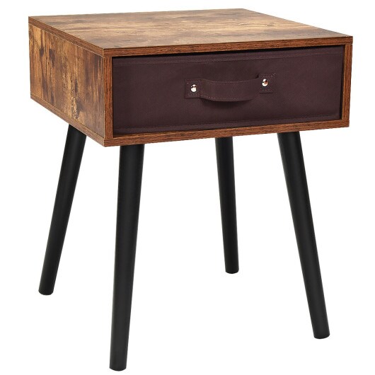 Mid-Century End Accent Bedside Table