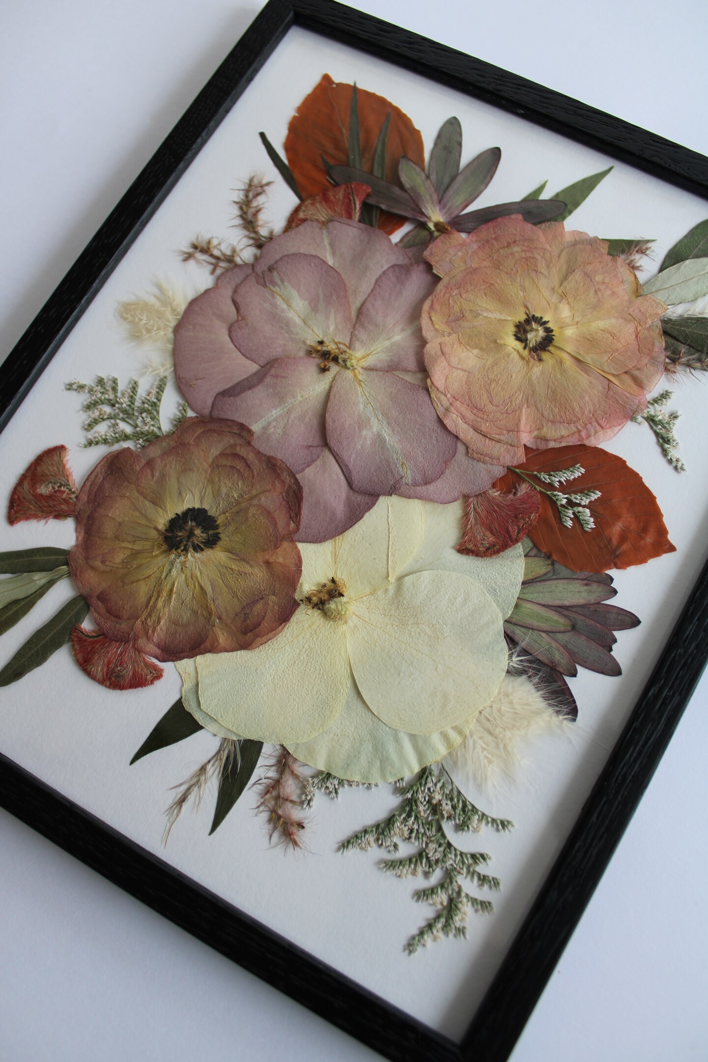 Custom Pressed Flower Frame