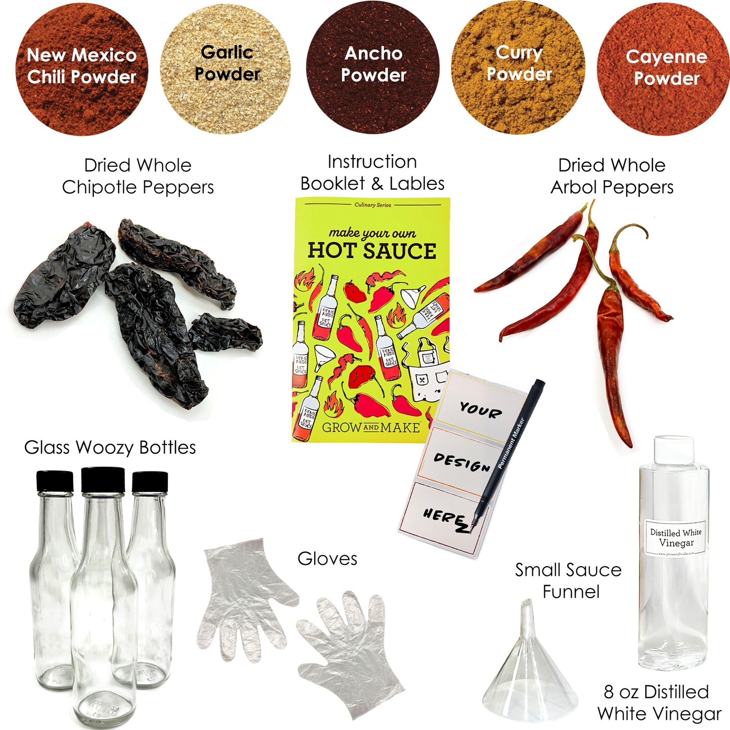 Artisan Hot Sauce Making DIY Kit