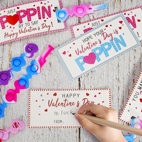Valentines Day Gifts for Kids - 24 Pack Valentines Cards for Kids,  Valentines Day Cards for Kids School Classroom Exchange Party Favor Gift  Supplies