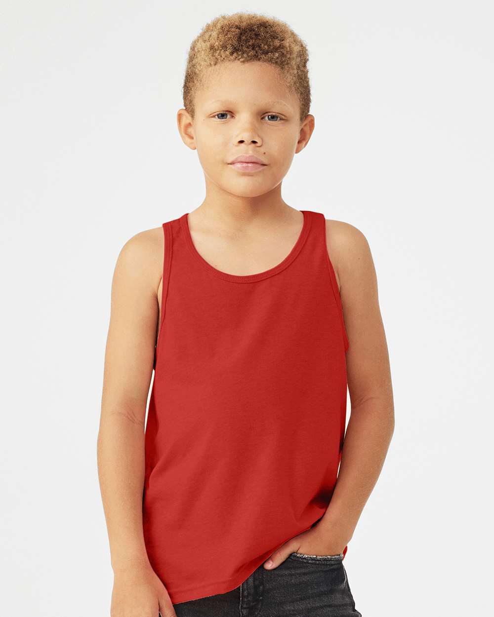 BELLA + CANVAS - Youth Jersey Tank 4.2 oz./yd², 100% Airlume combed and ...