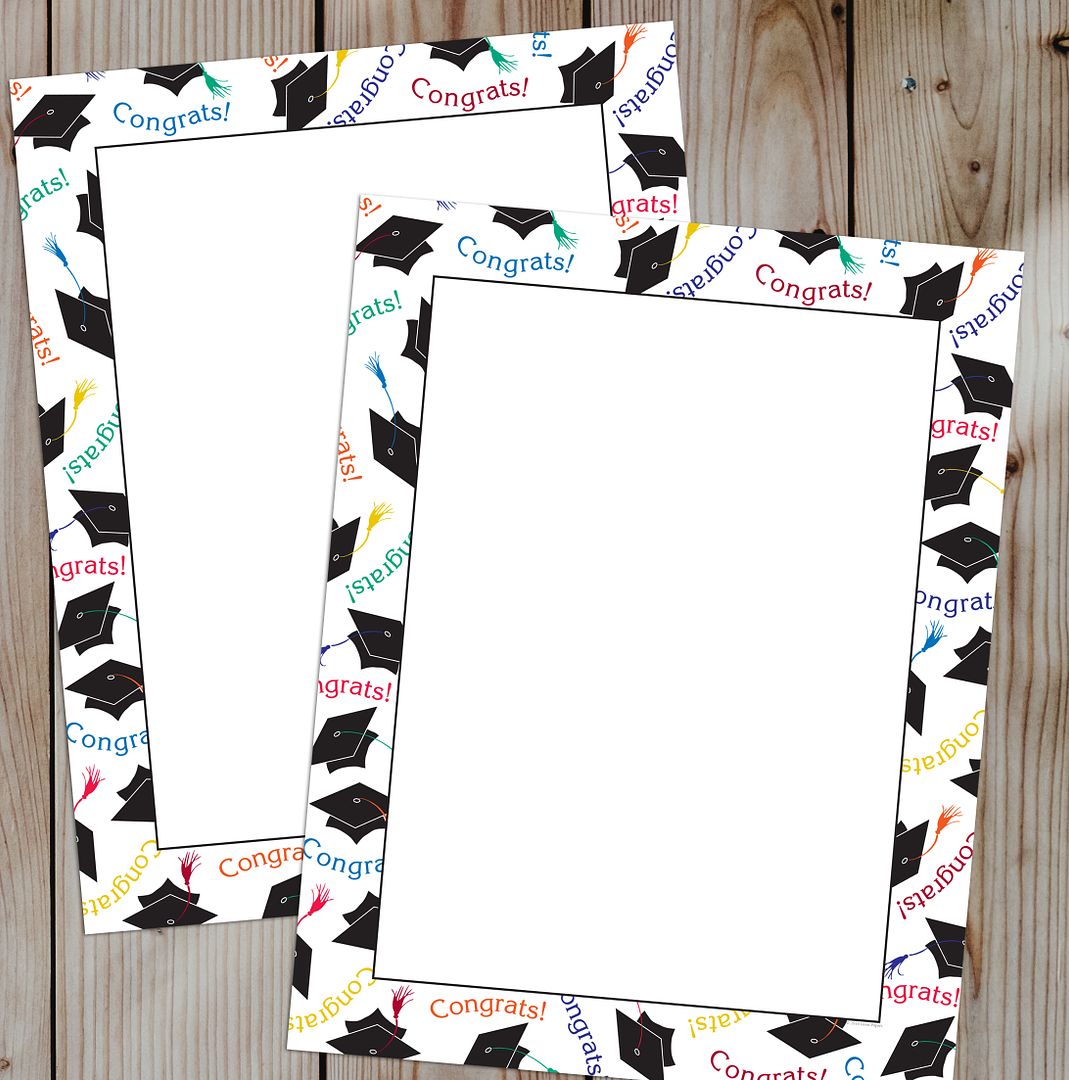 Great Papers! Graduation Stationery Letterhead, Invitations and Announcements, Printer Friendly, 8.5"x11", 80 Pack