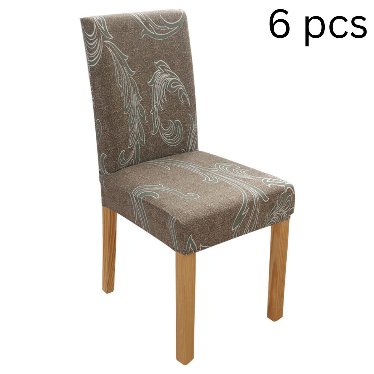 Printed Chair Covers 6 pcs