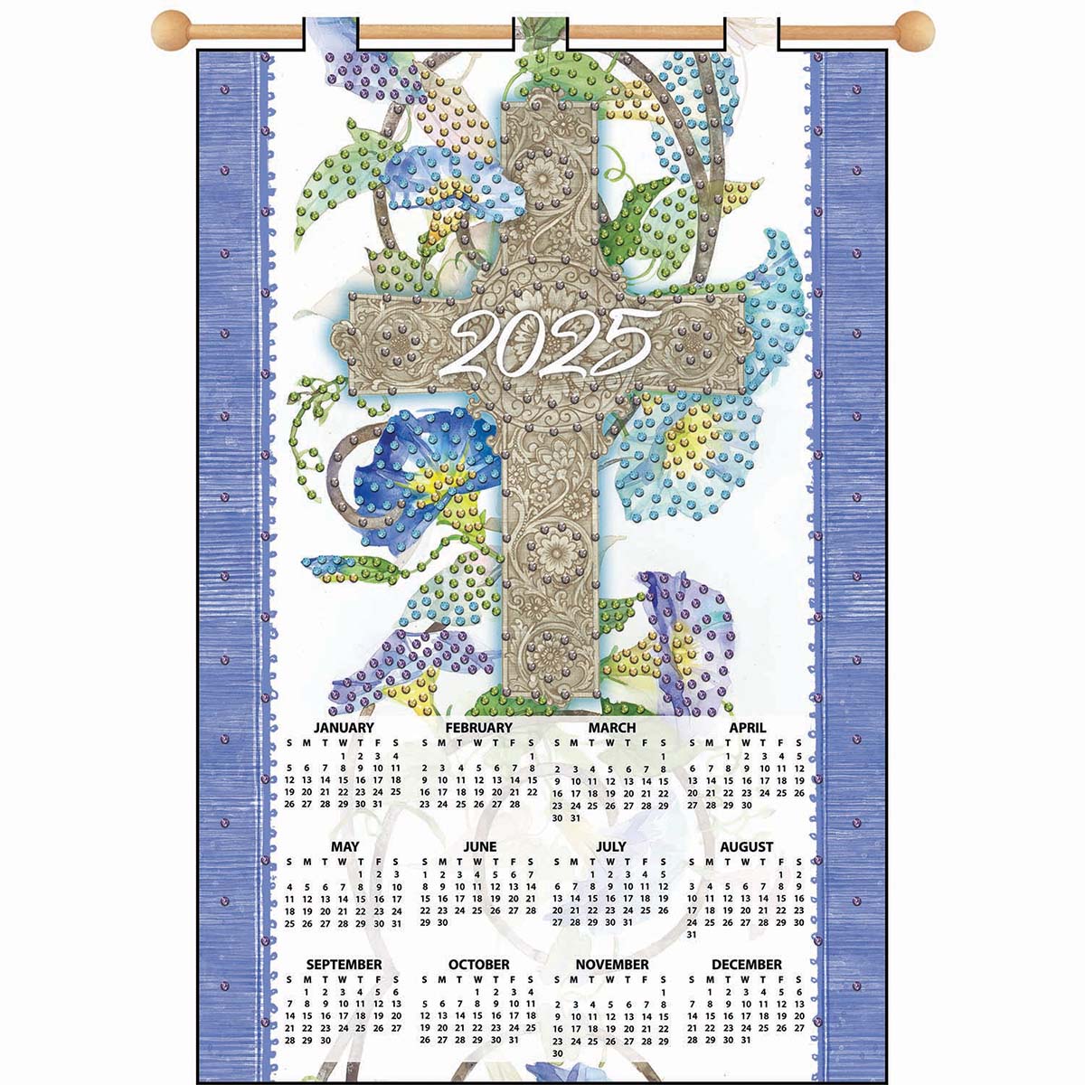 Design Works Cross Calendar Felt Sequin Kit Michaels