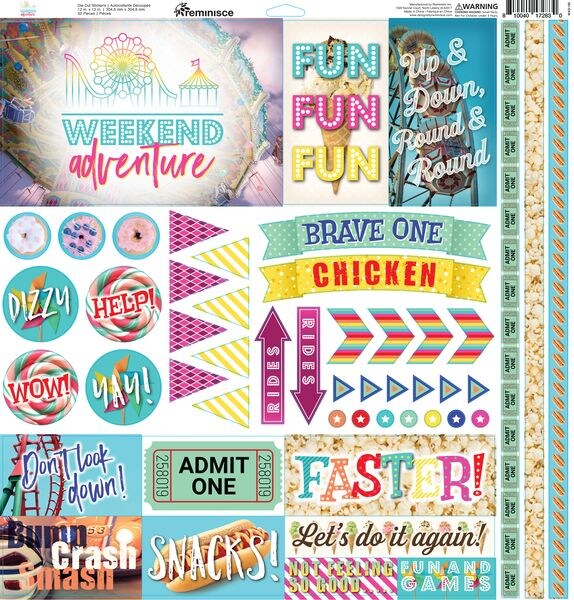 Reminisce Weekend Adventure Stickers