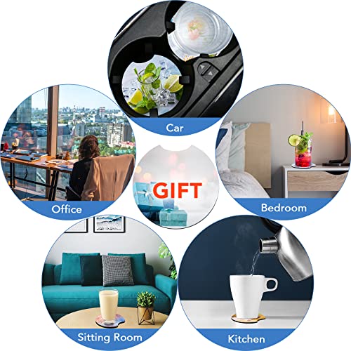 150 Pieces Sublimation Blank Car Coasters, 2.75 in Circular Opening Blank Sublimation Coasters for Thermal Sublimation DIY Crafts, Car Coasters.