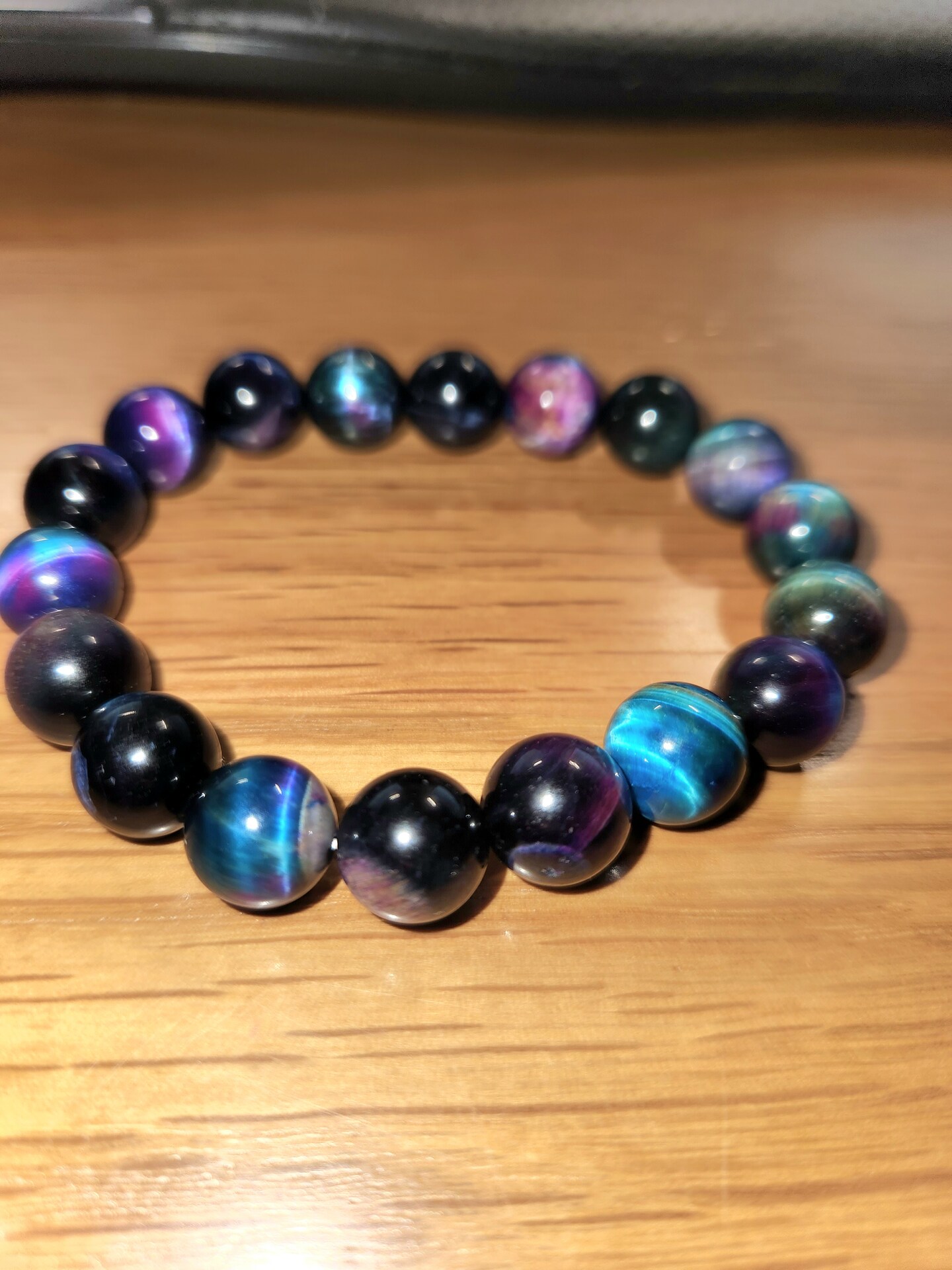 Galaxy Tigers Eye Bracelet | MakerPlace by Michaels