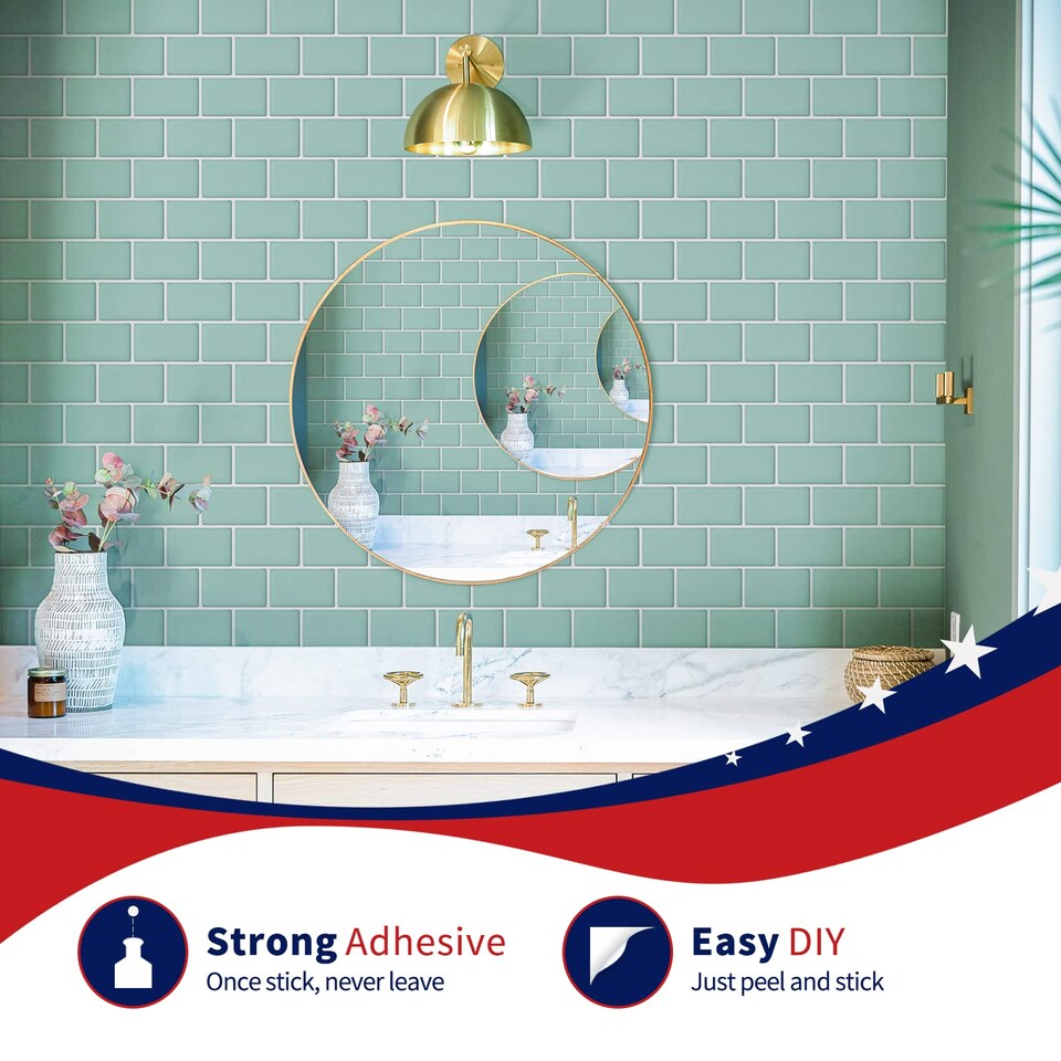 10 Sheet Peel and Stick Backsplash Tile Sticker 12x12