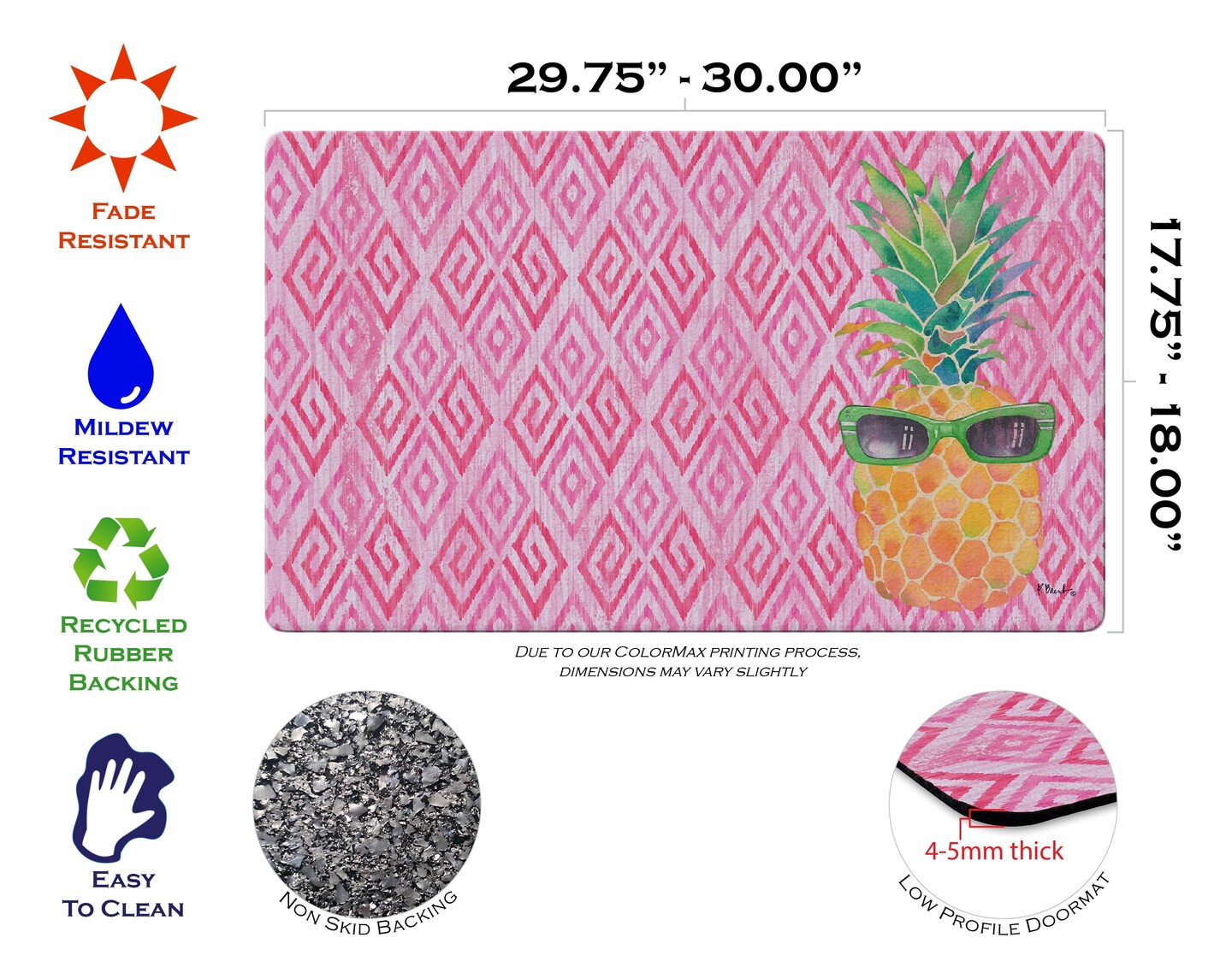 Summer Shades Door Mat (18 x 30&#x22;)