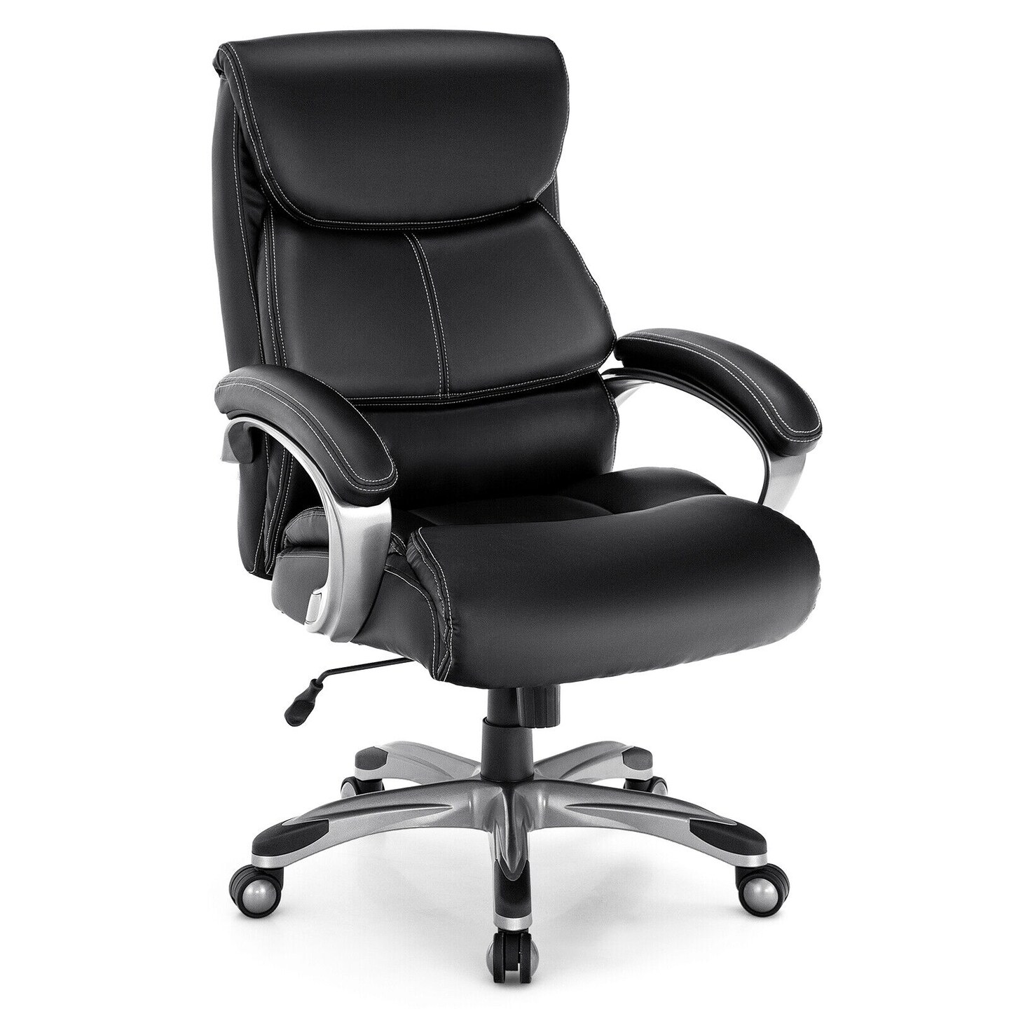 Adjustable Executive Office Recliner Chair with High Back and Lumbar Support