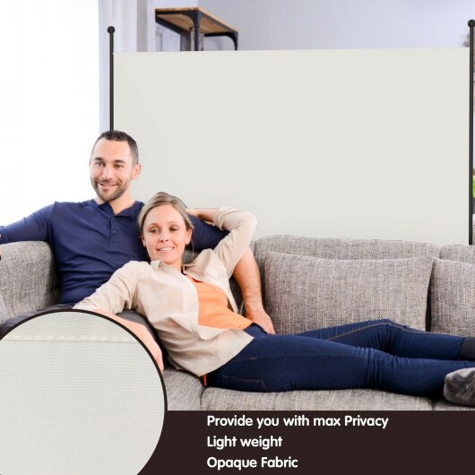 Single Panel Room Divider Privacy Partition Screen for Office Home