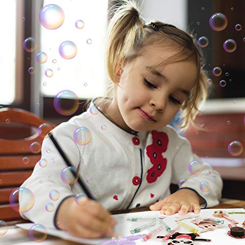 Valentines Day Cards for Kids Gifts - 32 Bubble Wands 32 Valentines Cards 80 Sticker Dots, Valentine&#x27;s Day Party Favors, Animal Kids Vday Cards for School Valentines Classroom Exchange