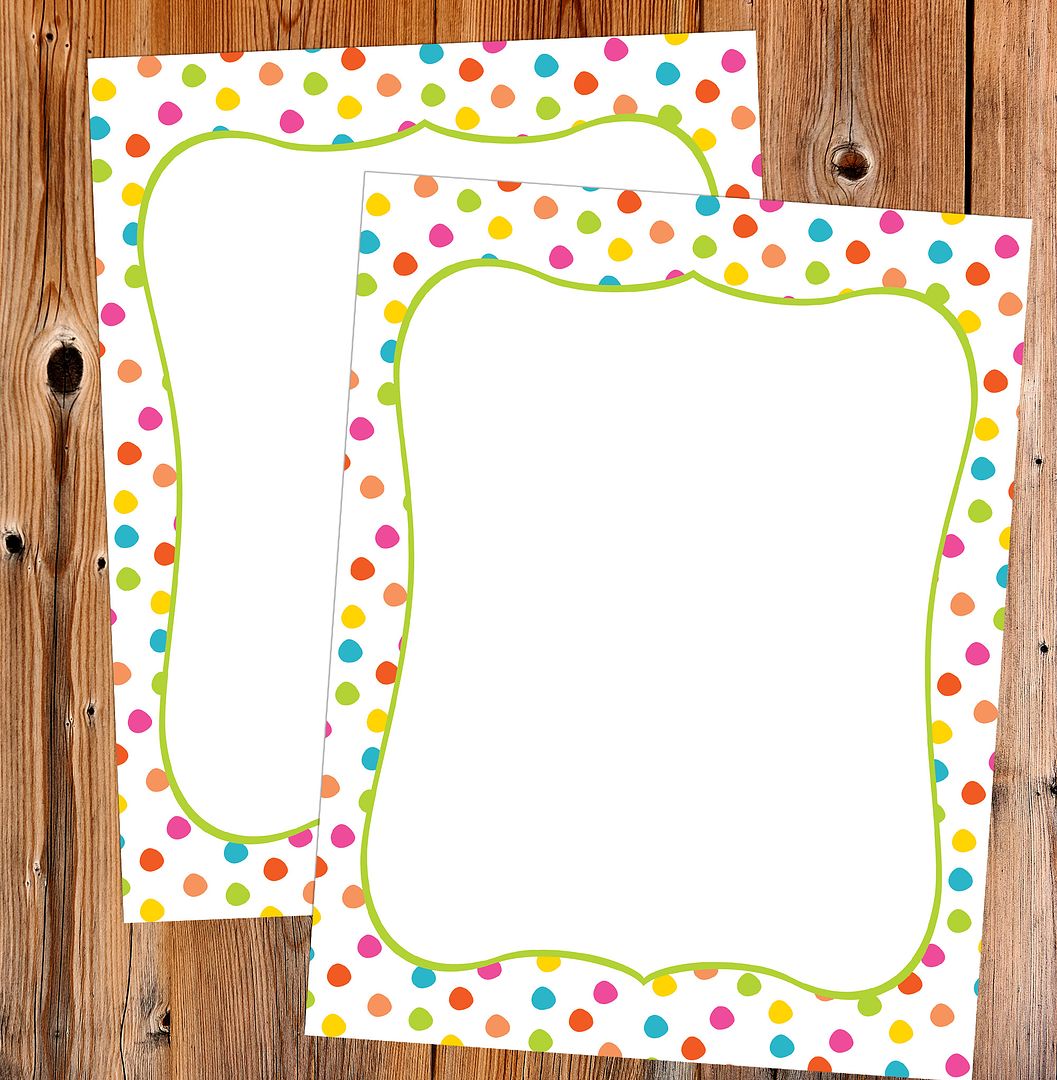 Great Papers! Circus Dots Stationery Letterhead, Invitations and Announcements, Printer Friendly, 8.5&#x22;x11&#x22;, 80 Pack
