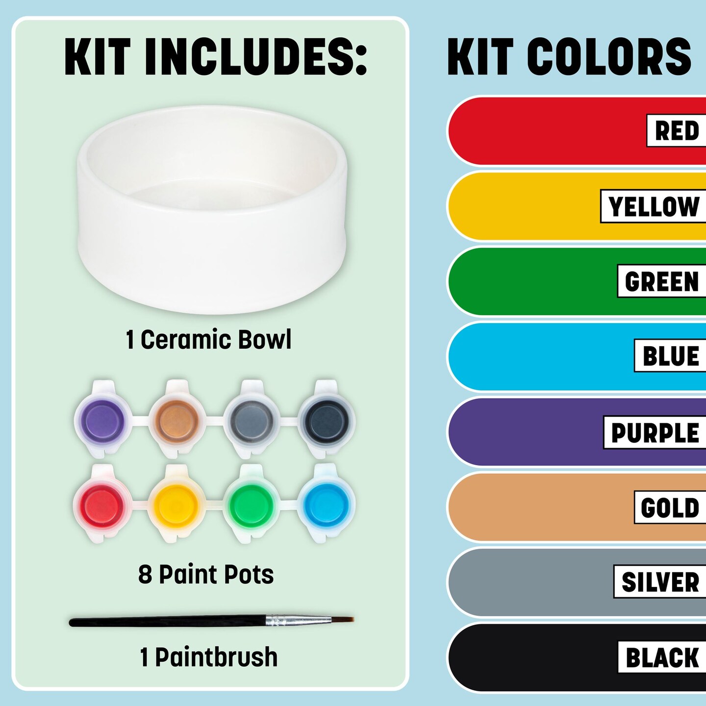 Tulip Painted by Me Pet Bowl Painting Kit