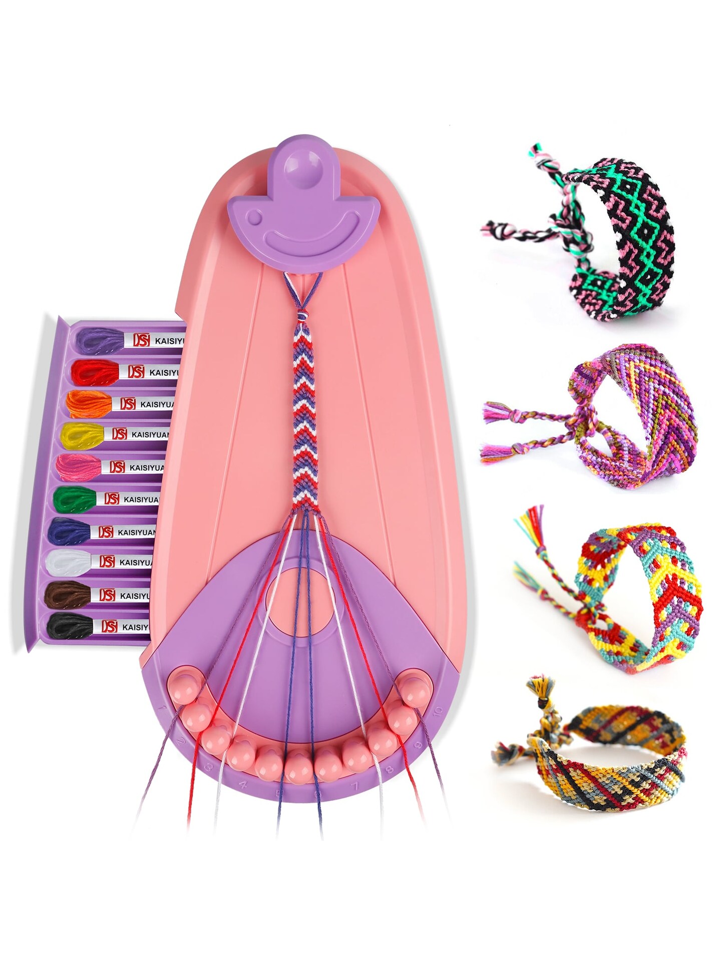 Friendship Bracelet Maker Kit, Make Bracelet Craft Toys for Girls