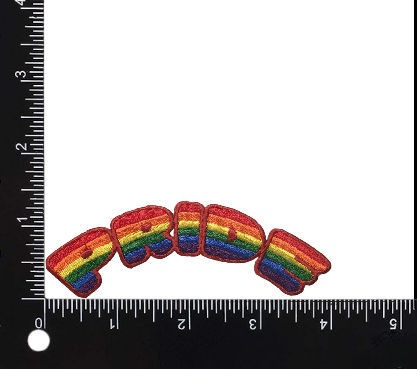 Pride Rainbow LGBT Embroidered Iron on Patch