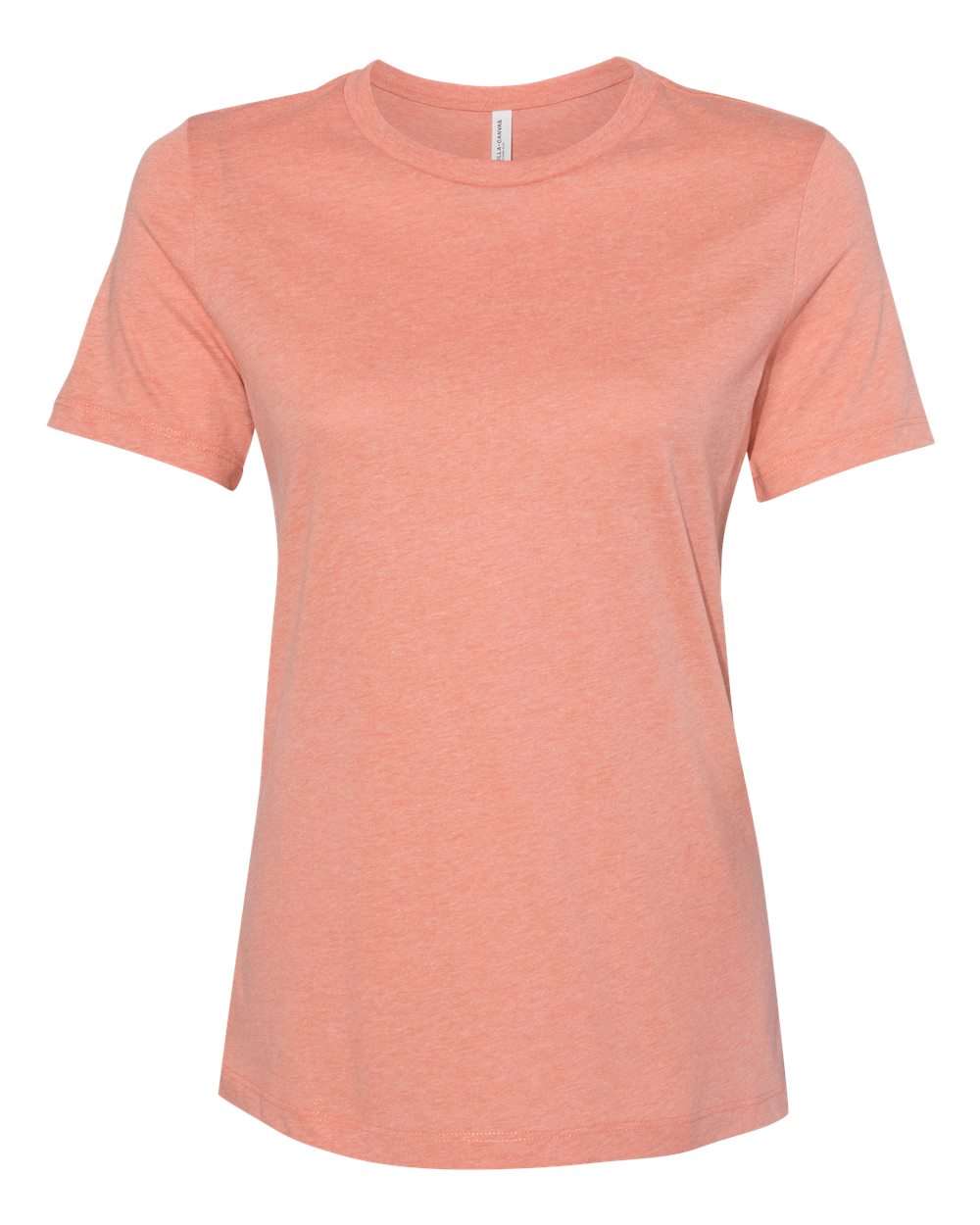 BELLA + CANVAS - Women’s Relaxed Fit Heather Cvc Tee 4.2 Oz 52/48 Ring ...
