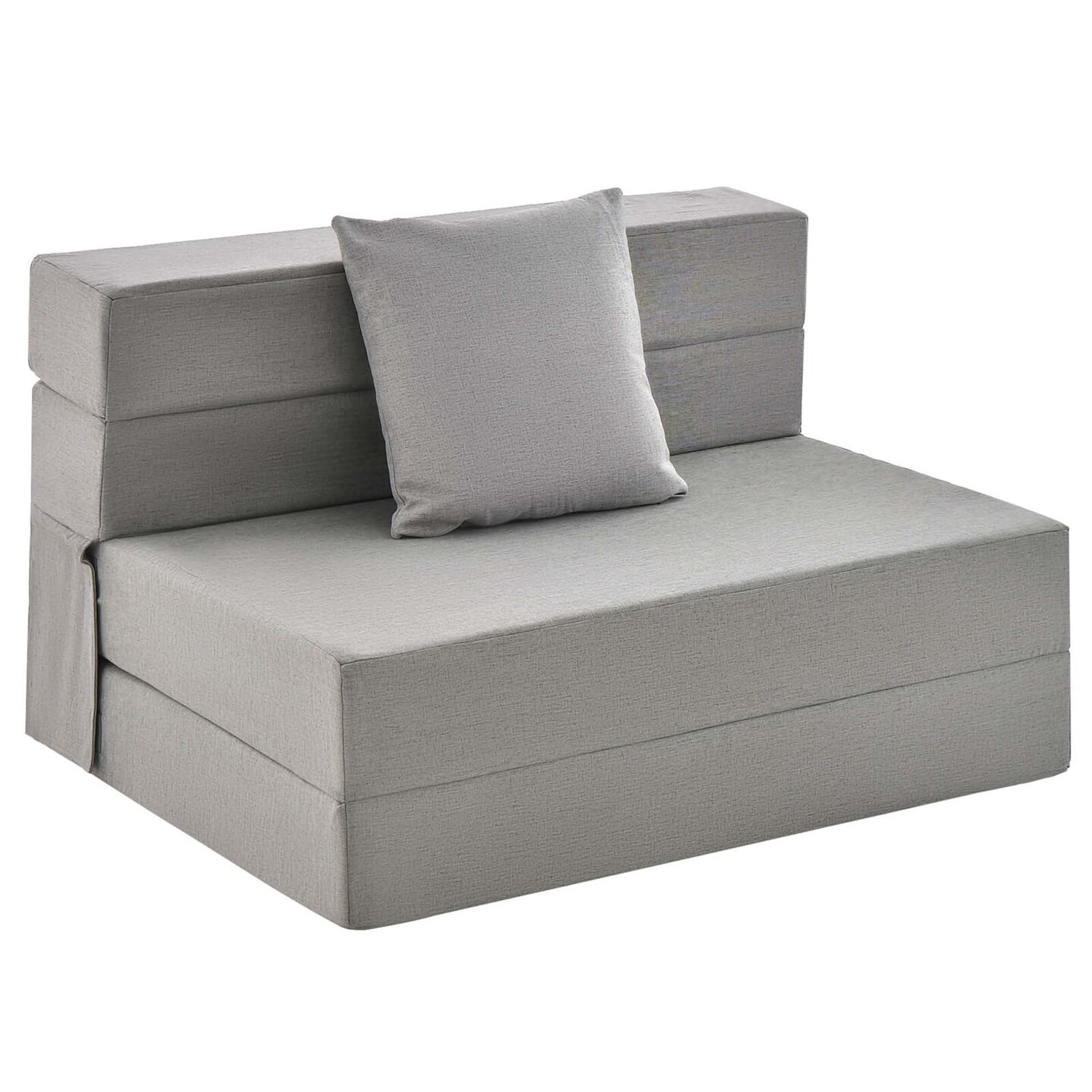 Foldable bed to discount couch