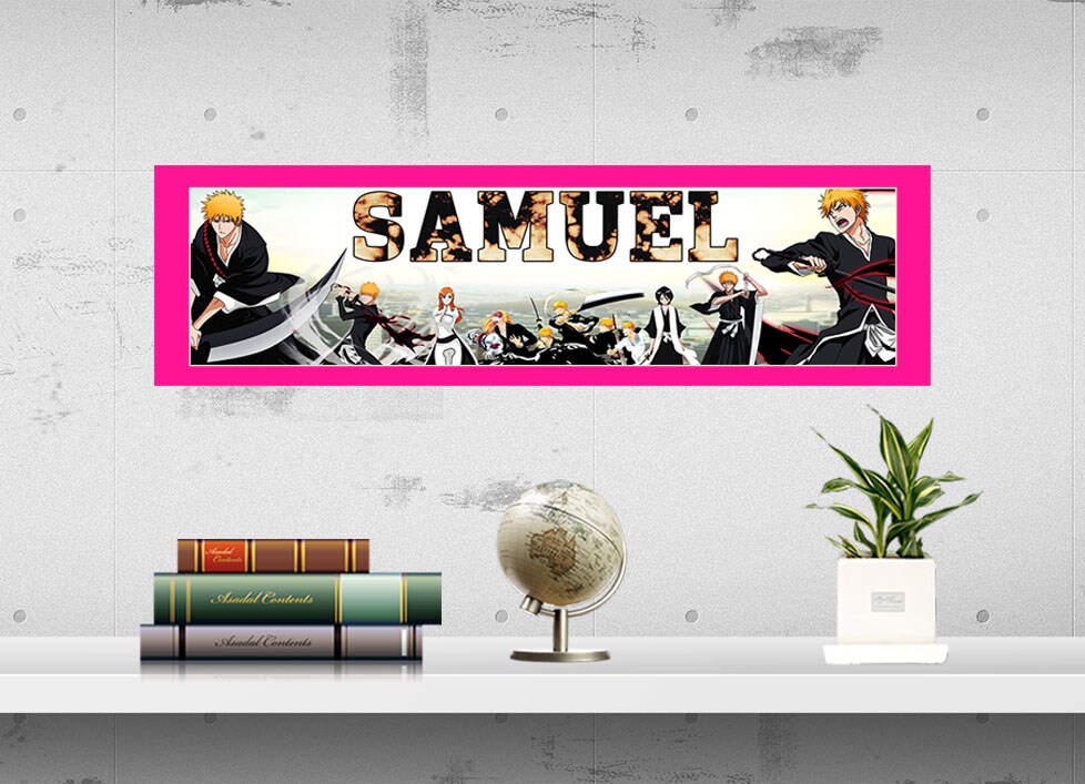Bleach - Personalized Poster with Your Name, Birthday Banner, Custom Wall Décor, Wall Art product 3