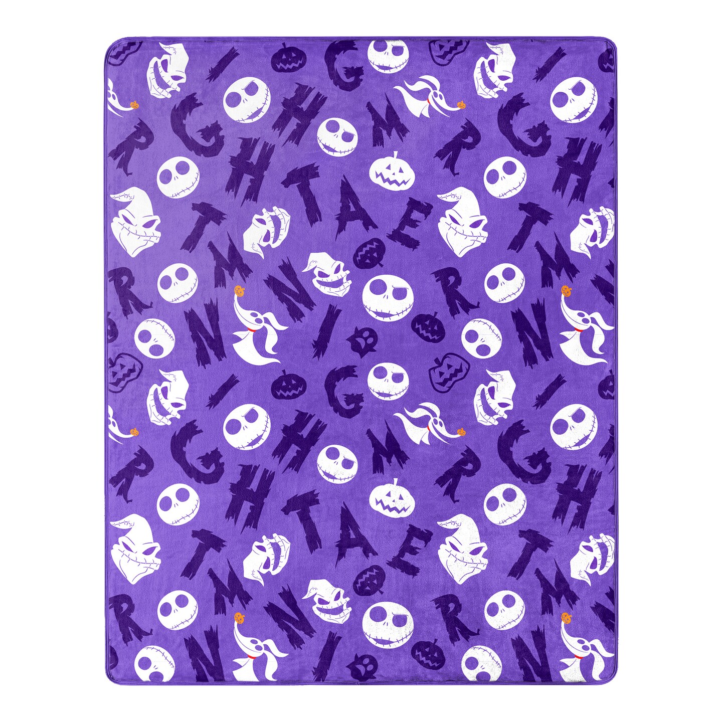 Nightmare Before Christmas; Nightmare Friends Character Hugger Pillow &#x26; Silk Touch Throw Set; 40&#x22; x 50&#x22;