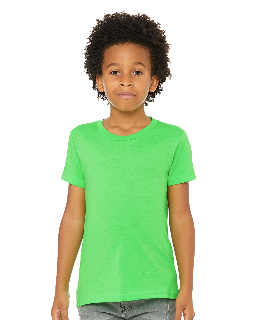 BELLA + CANVAS&#xAE; Youth CVC Jersey Crew Neck Tee - 3001YCVC